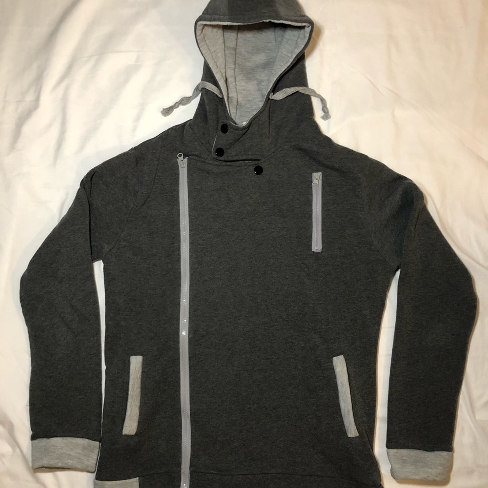 Asian/Assassins Creed Inspired Gray Hoodie